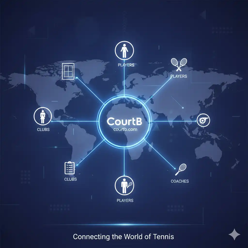 Kulüpleri, oyuncuları ve antrenörleri küresel çapta birbirine bağlayan CourtB ağı