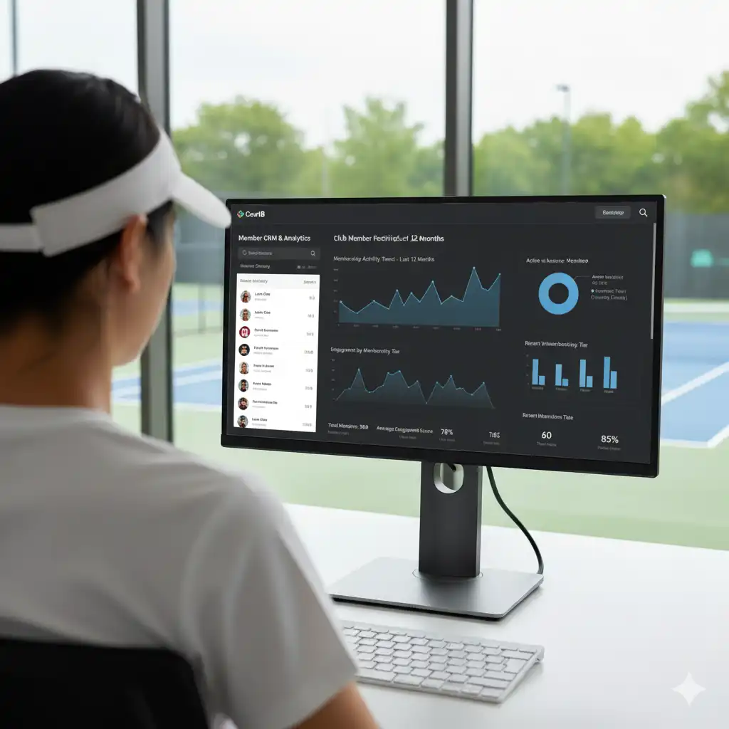 Club member relationship management and analytics dashboard
